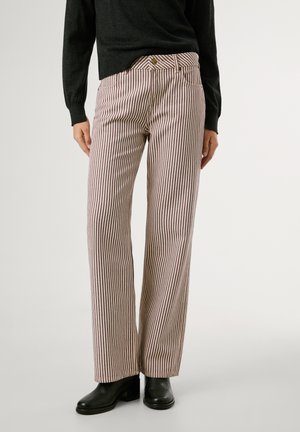LOOSE - Relaxed fit jeans - beige