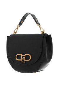 Guess FLEET FLAP SADDLE - Borsa a mano - black