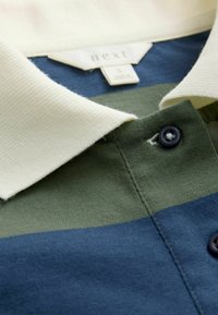 Next STRIPE RUGBY - Bluză polo - green navy stripe