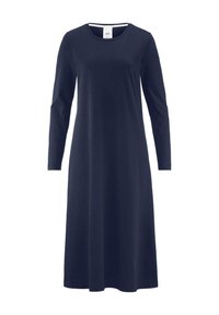 hessnatur LANGARM PURE - Camicia da notte - dunkelblau