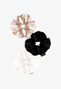 Glov GLOV® SCRUNCHIES 3 PACK L - Hair Set - black/white/champagne