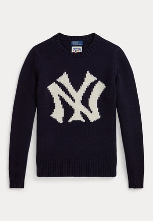 Polo Ralph Lauren POLO RALPH LAUREN YANKEES SWEATER - Πουλόβερ - aviator navy