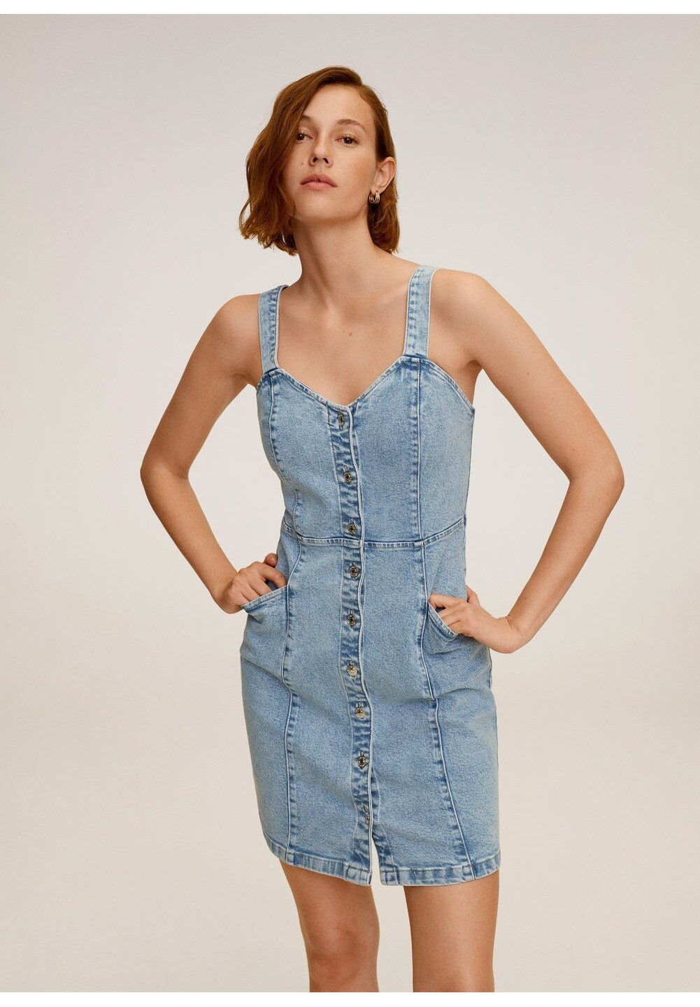 robe en jeans mango