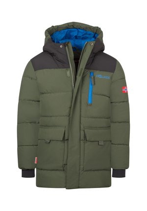 TROLLKIDS, KIDS TORSVAG PARKA - Winter coat - ivy black electric blue