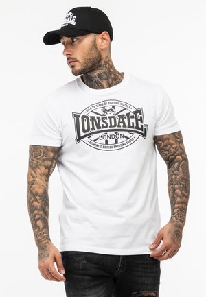 NORMALE PASSFORM DOPPELPACK - T-shirt med print - black white