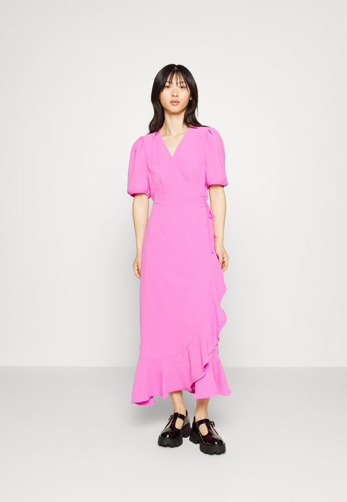 Onlmette Ss Wrap Dress Wvn - Groen - OOTD Fashion Store