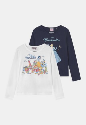 DISNEY PRINCESSES SNOW WHITE CINDERELLA 2 PACK - Long sleeved top - off-white/dark blue