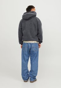 Jack & Jones JORVESTERBRO HOOD - Fleece jumper - asphalt