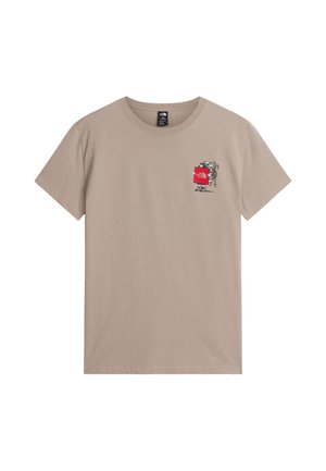 The North Face, U GEAR UP GET OUT RLX SS TEE-GRAPHIC. UNISEX - T-shirts print - stone slab
