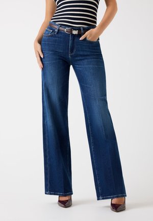 Wide Leg - blau