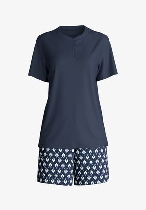 Calida, DAYLIGHT DREAMS KURZ-PYJAMA SET - Nachtwäsche Set - peacoat blue