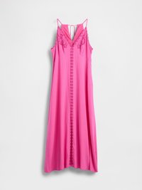 HALTER EMBRO MAXI - Φόρεμα ημέρας - phoebe pink