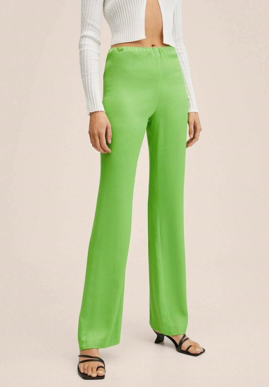 Mango PENNY - Tracksuit bottoms - green 