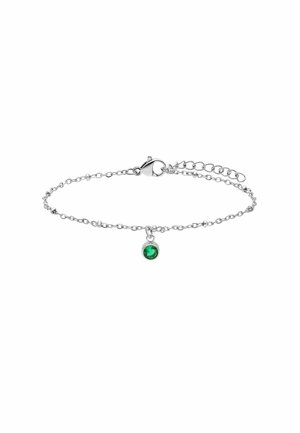 Armband - silver green  may