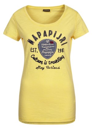 Printtipaita - yellow