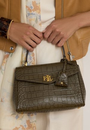 Lauren Ralph Lauren, SATCHEL SMALL - Τσάντα χειρός - botanic green