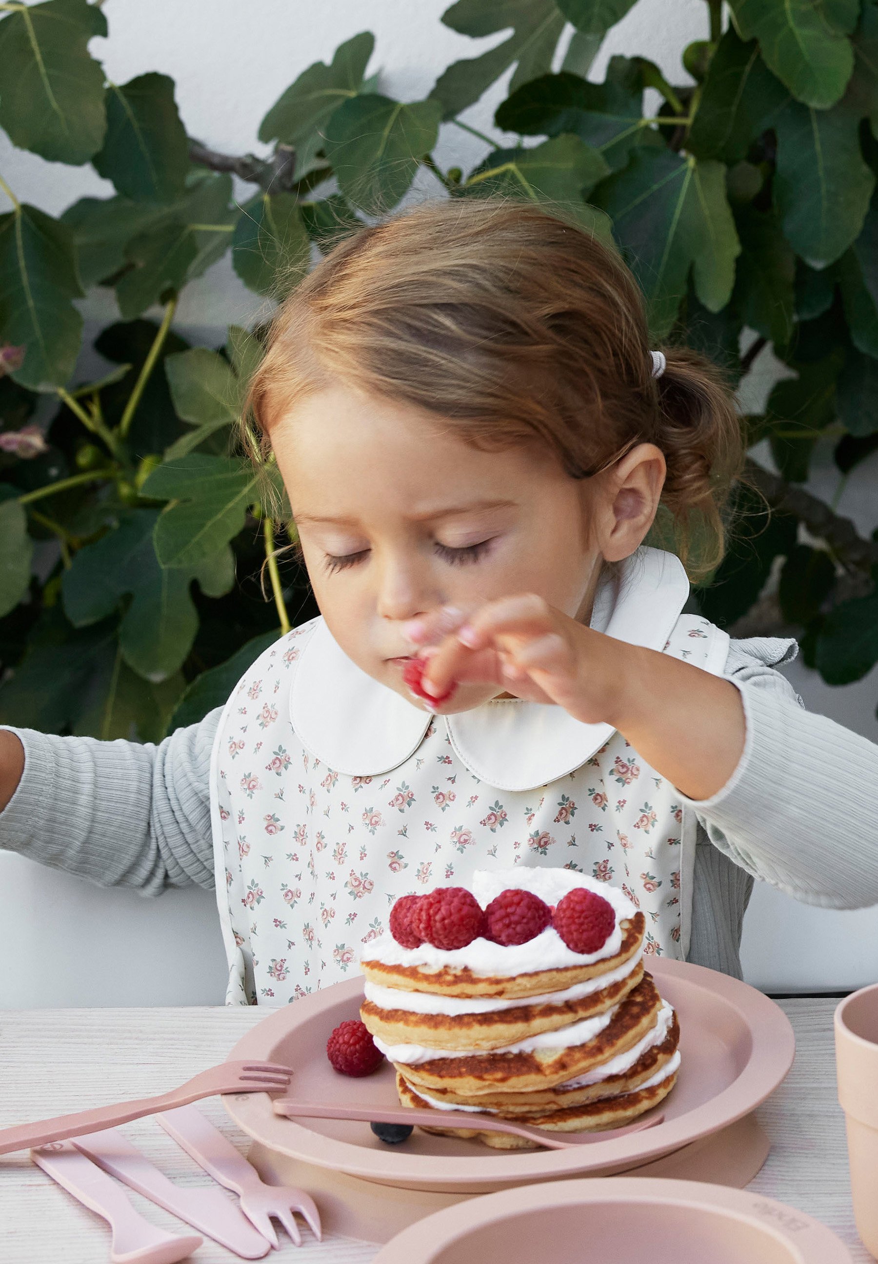 Elodie BABY Bib autumn rose/pink Zalando