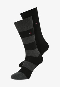 Tommy Hilfiger - MEN RUGBY SOCK 2 PACK - Ponožky - black Miniatúrny obrázok 1