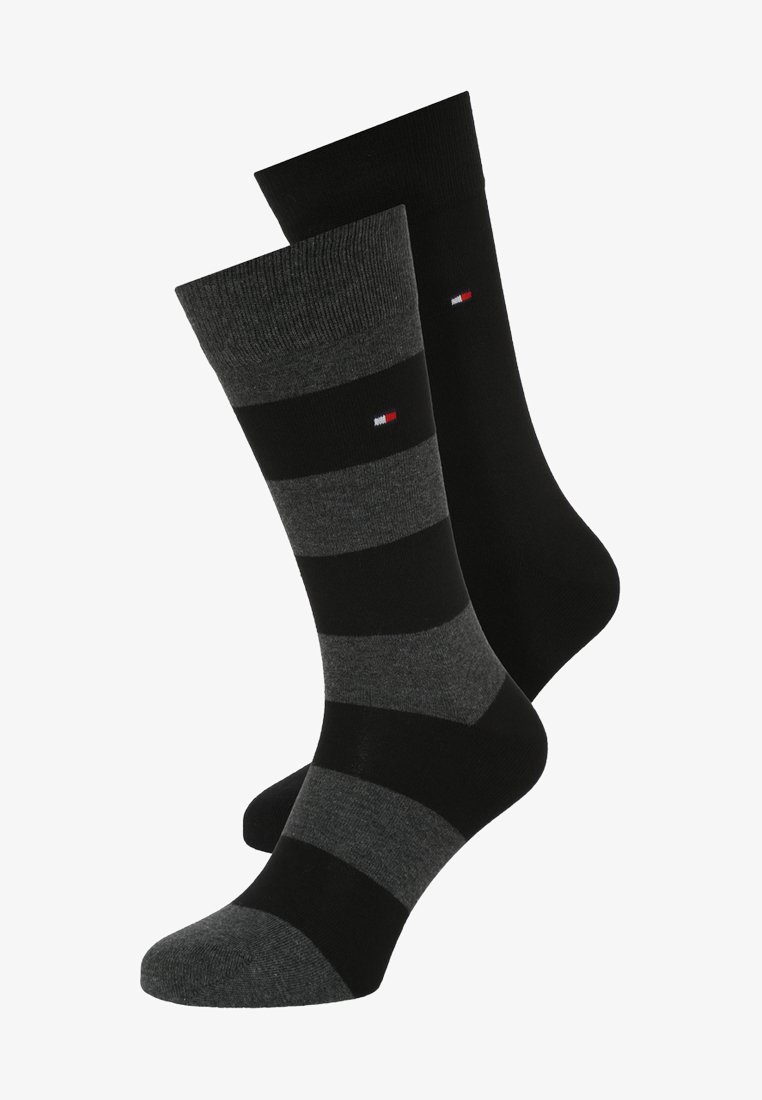 Tommy Hilfiger - MEN RUGBY SOCK 2 PACK - Ponožky - black, Zväčšiť