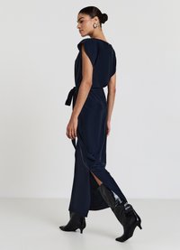 Calliope LUNGO CON NODO - Robe longue - blu notte