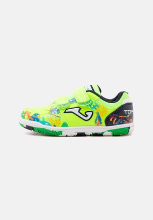 Joma, TOP FLEX JR INDOOR UNISEX - Scarpe da calcio indoor - fluor green/multicolor