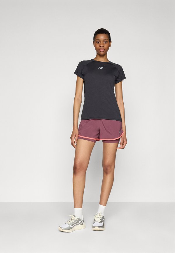 ESSENTIALS SHORT - 2-in-1 shorts - faded plum4