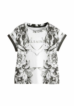 REGULAR FIT - ANNA GRAPHIC CREW - T-shirt med print - white pattie floral