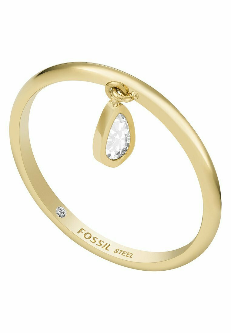 Fossil Ring - gold-coloured