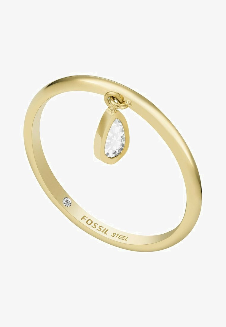 Fossil Ring - gold-coloured