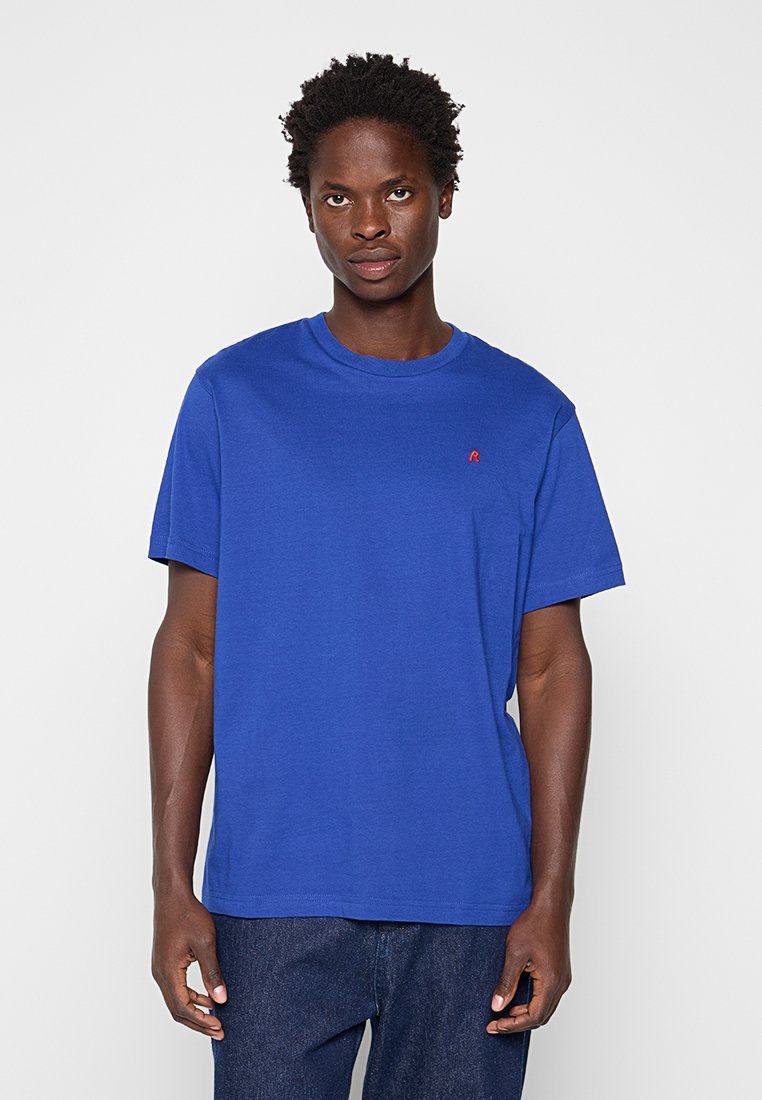 Replay T-shirt basic blauw