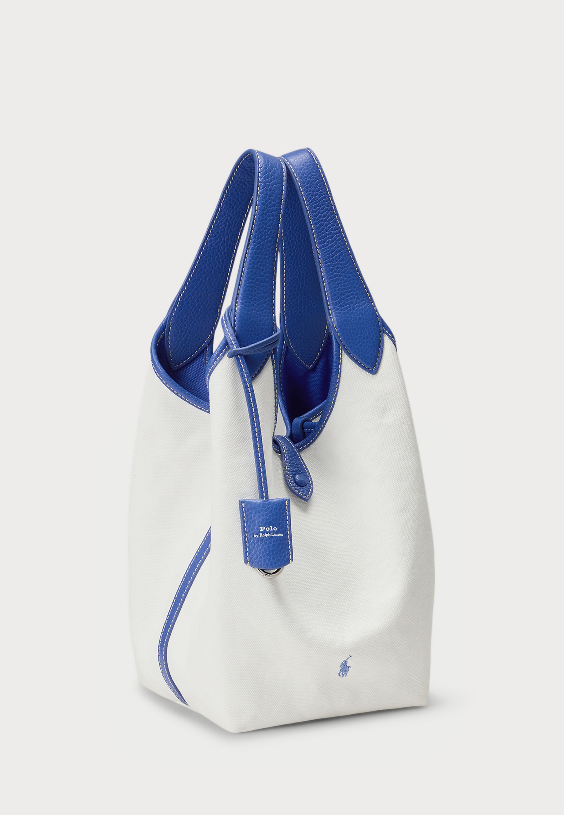 POLO RALPH LAUREN トートバッグ polo play ホワイト Polo Play レザー