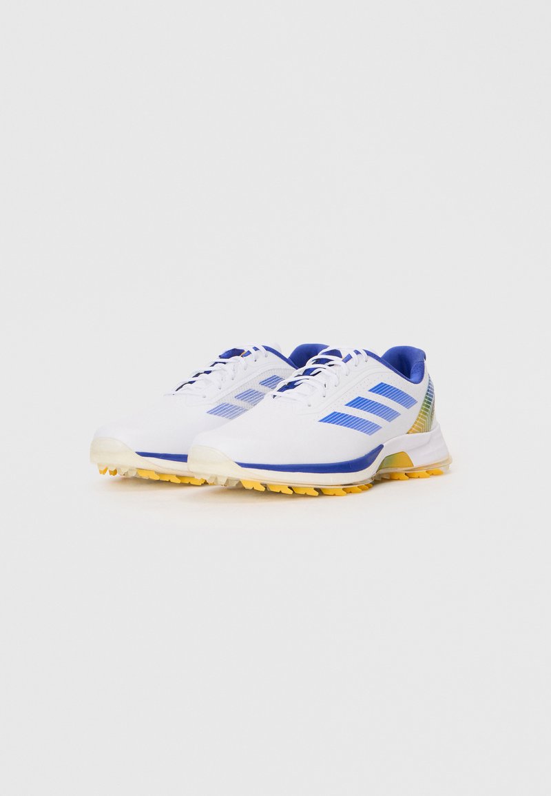 adidas gazelle silver green womens Adidas Adizero ZG Spikeless Golf Shoes - White/Blue