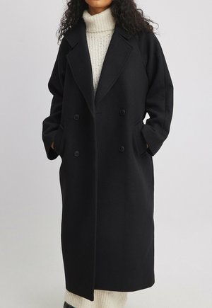 GEGURTETER KLASSISCHER   - Cappotto classico - black