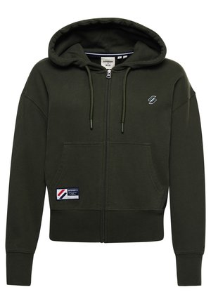 Sweat zippé - green