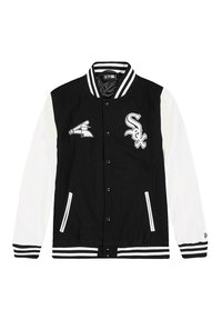 New Era LIFESTYLE - CHICAGO SOX VARSITY - Giubbotto Bomber - schwarzweiss
