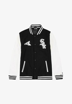 New Era LIFESTYLE - CHICAGO SOX VARSITY - Bomberjacke - schwarzweiss
