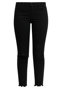 Abercrombie & Fitch Vaqueros pitillo - black denim