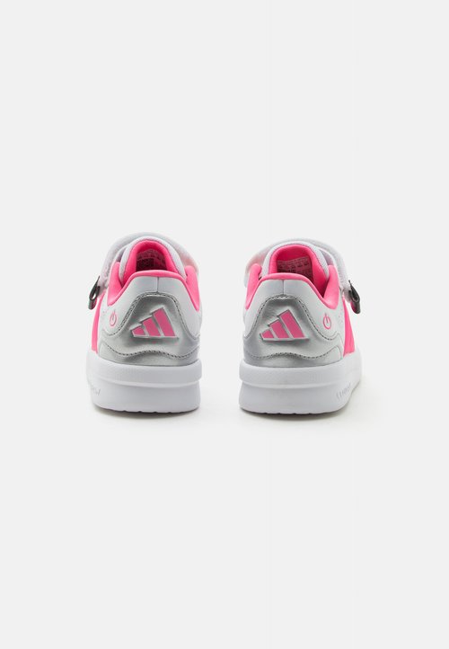 adidas LIGHTORAMA COURT UNISEX - Training shoe - footwear white/lucid pink/silver-coloured metallic — photo 3