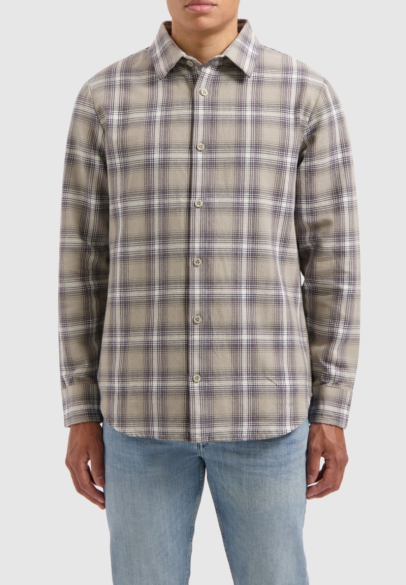 Pure Path REGULAR FIT CASUAL - Hemd - taupe