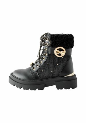 REGULAR FIT - Schnürstiefelette - black