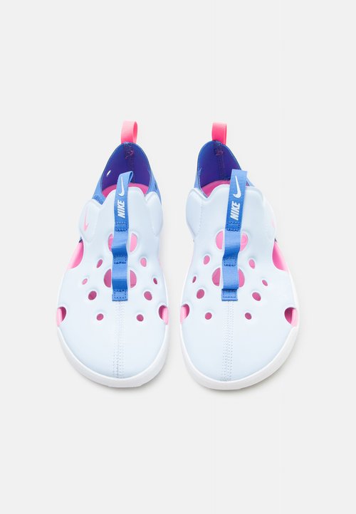 Nike SUNRAY PROTECT 4 UNISEX - Walking sandals - hydrogen blue/pink glow/blue crystal/white — photo 4