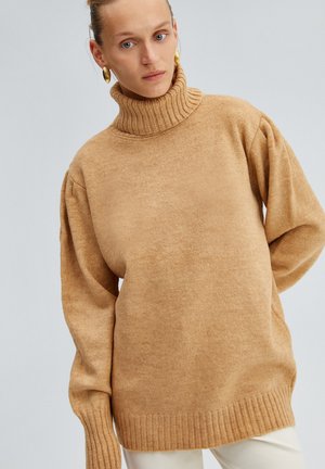 Maglione Donna DeFacto A Maglia Con Scollo A V – Tunica Lunga Autunno Inverno – Camicetta Morbida E Casual