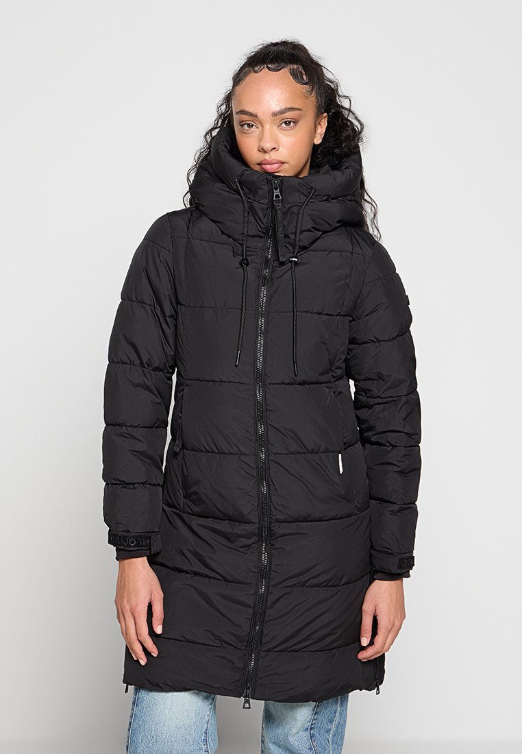 khujo Wintermantel zwart