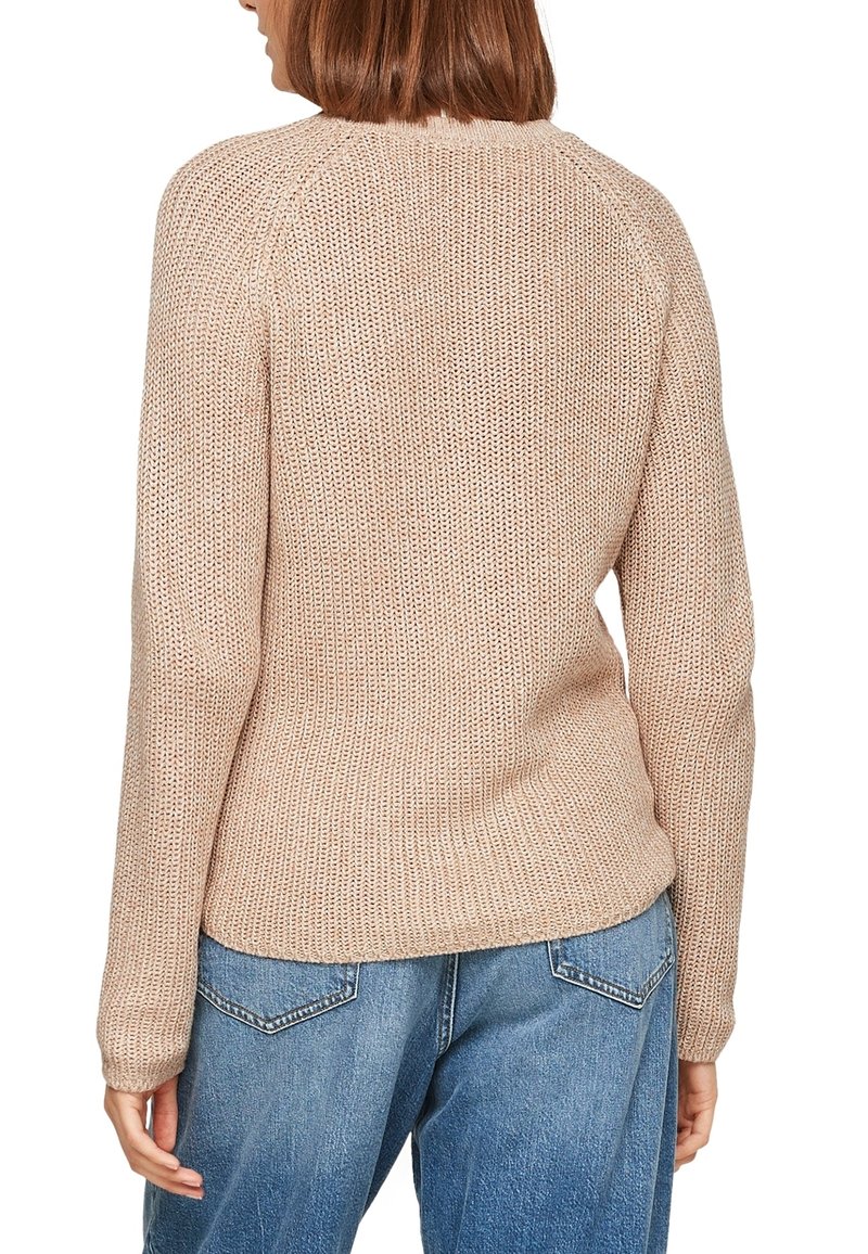 Damen Strickjacken | QS by s.Oliver Strickpullover beige melange/beige-meliert - SD86291 Damen Strickjacken | QS by s.Oliver Strickpullover beige melange/beige-meliert - SD86291