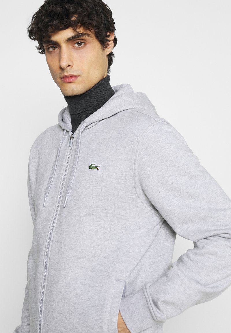 hoodie lacoste gris