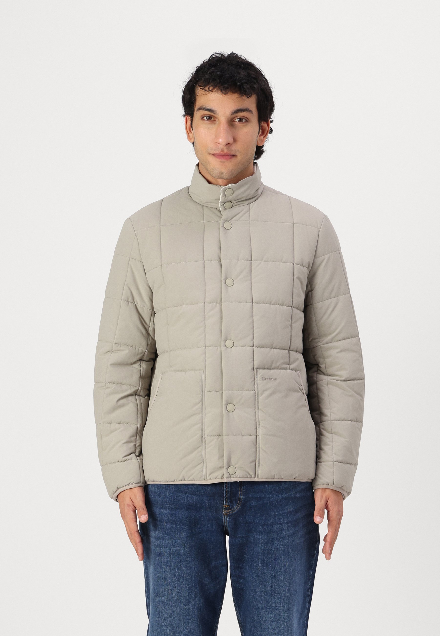 Barbour SHOREMAN QUILTED JACKET - Jachetă subțire - concrete