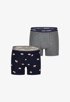 Happy Shorts, 2-PACK - Boxer aderenti lunghi - santa