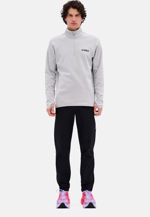 CORE RUN THERMAL ZIP , LONG SLEEVE - Camiseta de manga larga - grey