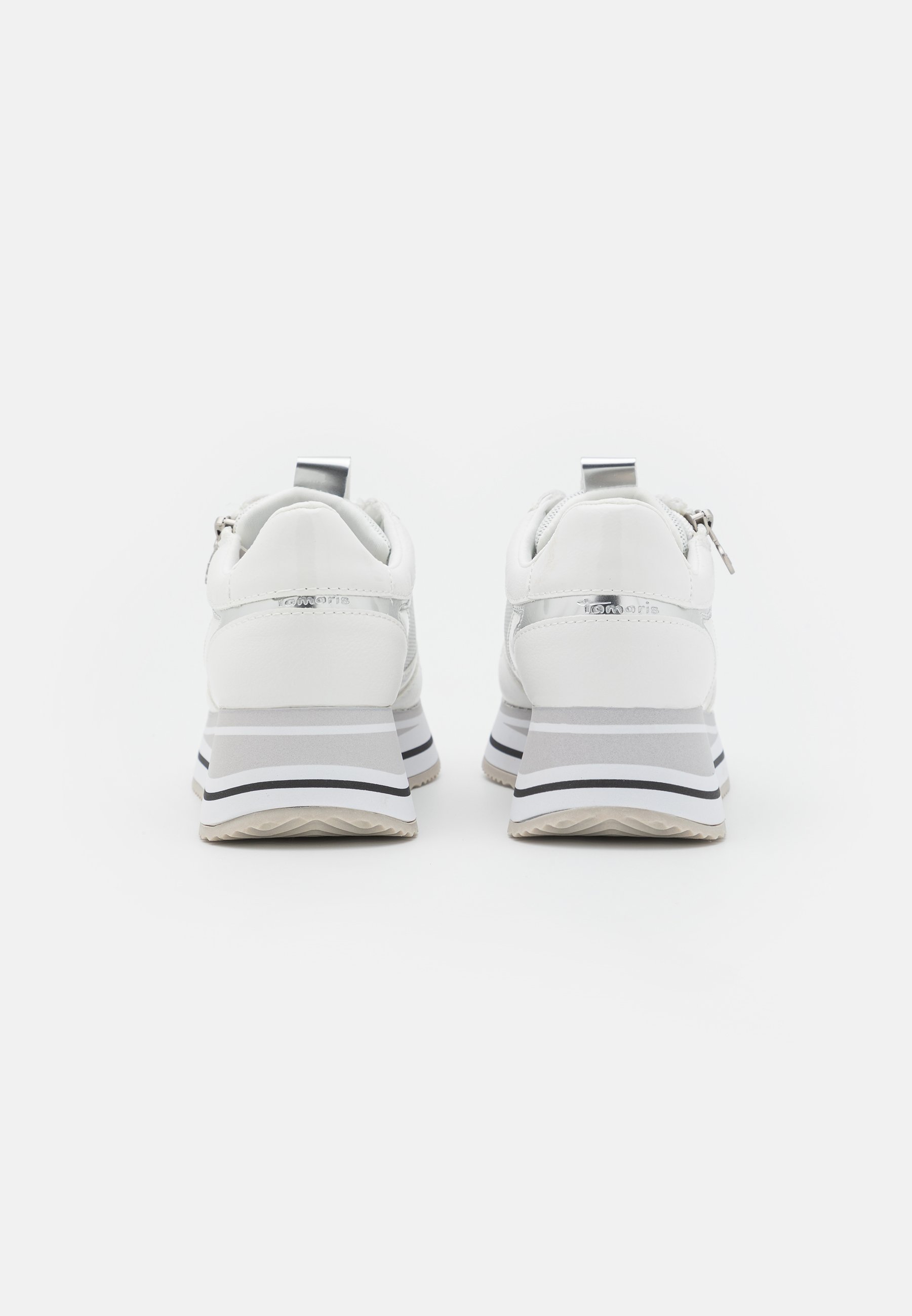 Tamaris Sneakers laag - white/silver/wit - Zalando.nl