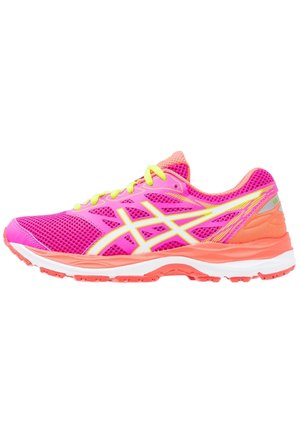 GEL-CUMULUS 18 - Chaussures de running sur route - pink glow/white/safety yellow